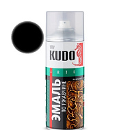 Грунт-эмаль 3 в 1 по ржавчине KUDO  0,52л , черная