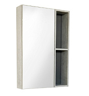 Зеркало-шкаф Comforty Франкфурт-60, бетон светлый, 600*800*140 мм