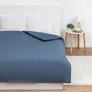 9046035 Пододеяльник Этель 200х215, цвет синий, 100% хлопок, бязь 125г/м2