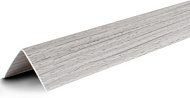 Угол ПВХ 20мм*20мм*2700мм ясень серый текстурированный /25шт/