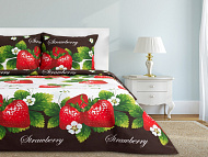 Постельное белье "Этель" евро Виктория 200*217 см, 220*240 см, 70*70 см -2 шт, 100% хлопок, бязь 125 г/м2