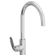 AV3021 Смеситель для кухни GLADE с высоким поворотным изливом, цвет хром