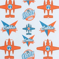 Постельное белье 1,5 сп "Самолеты" 143*215 см, 150*214 см, 70*70 см -1 шт, 100% хлопок, поплин 125 г/м2