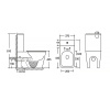 AZ-8303D Black King унитаз-компакт безободковый, с сиденьем микролифт,дюропласт, черный