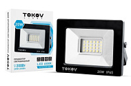 Прожектор светодиодный TOKOV ELECTRIC 20Вт 1300лм 6500К IP65 черн. (TKL) TKL-FL/LED-20-6.5K-