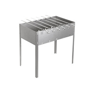 Мангал «Стандарт» 6 шампуров размер 50 х 30 х 50см