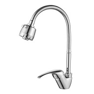 A35-26 Смеситель для кухни с гибким изливом Rossinka, хром