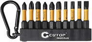 83-870 Набор торсионных бит CUTOP Profi Plus, "Подвесной", 50 мм, 10 предметов