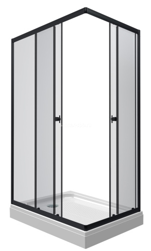 Душевая дверь Triton Вента Блэк 1200х800 см
