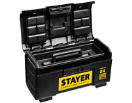 38167-24 Ящик для инструмента STAYER "TOOLBOX-24",  пластиковый