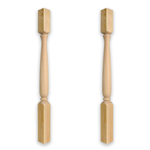 Столб точеный 80Х80Х1100мм тип 1