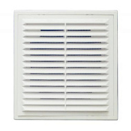 28222 (233-025 / А70-027) Решетка вентиляционная вытяжная АБС 208х208, бел (2121Р)