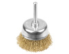 35117-063_z01 Щетка STAYER чашечная для дрели, витая стальная латунированная проволока 0,3мм, 63мм