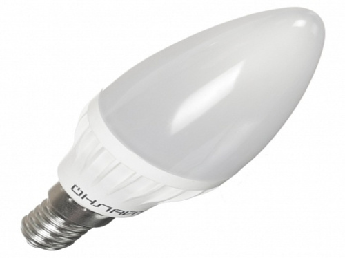Лампа светодиодная Онлайт 71629, OLL-С37-6-230-4K-E14-FR