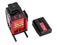 Нивелир лазерный ELITECH  ЛН 360/4-ЗЕЛ (зеленый луч,аккум,Li-lon,20\50м,±0.2мм\м,0.4кг)