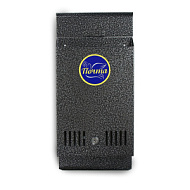 Ящик почтовый с замком, вертикальный, серебристый