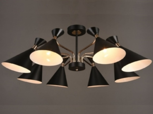 Люстра МелодияСвета 8*40W*E27 16кв.м