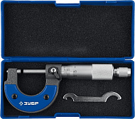 34480-25_z02 Микрометр ЗУБР МК 25 механический, диапазон 0-25мм, шаг измерения 0,01 мм