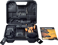 Дрель-шуруповерт аккумуляторная Вихрь ДА-18Л-2К/Б (2,0 А/ч) (бесщеточный двигатель) 72/14/22