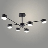 Люстра XI1010/6 BK черный 6х15W GX53 d780 h260, HN25
