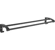 Полотенцедержатель Ledeme, черный, двойной L5509