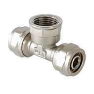 Тройник 20х1/2"х20мм VALTEC обжимной внутренняя резьба