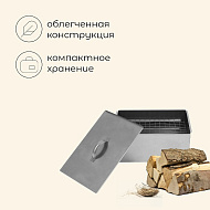 Коптильня двухъярусная maclay, 38.5×28×19.5 см