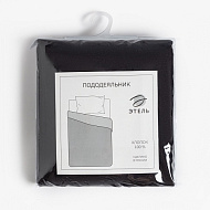 9241768 Пододеяльник Этель 200*215, цв.черный, 100% хлопок, поплин 125г/м2