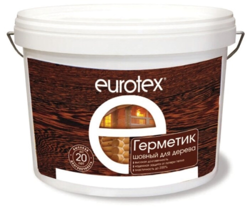 Герметик шовный для дерева EUROTEX  белый 3кг
