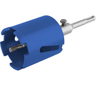 33472М Коронка кольцевая по бетону алмазная безударная в сборе MOS, SDS-PLUS, 5 зубьев, 68 мм