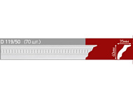 Плинтус Decor Ek потолочный инжекционный D 119/50 2м