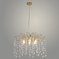 Люстра 40225/6/650 COP GD медь/золото/хрусталь 6х60W E14 d650 h1200, SJNG23