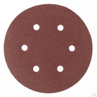 73848 Круг абразивный Matrix, 150мм, перфорированный, на ворсовой подложке под "липучку" P 320, 5 шт