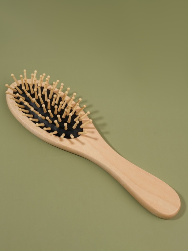 Расчёска массажная DARK, деревянная, 6×22(±1) см
