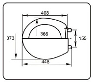 Сиденье к унитаза Уклад Комфорт, белое