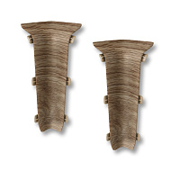 407 Угол внутренний Лексида 80мм Дуб альпийский (2шт/блистер)