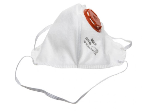 11102_z01 Полумаска DEXX FFP1 плоская, фильтрующая с клапаном