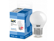 Лампа светодиодная ИЭК ECO G45 9Вт шар 6500К E27 230В