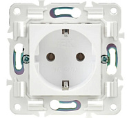 Розетка SKANDY 16А с заземл. без защ. шторок SK-R05W арктич. бел. IEK