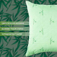 4351019 Подушка Экономь и Я 70*70 Бамбук чехол ультрастеп, цв. МИКС, п/э