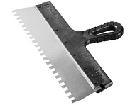 10078-35-10 Шпатель ЗУБР фасадный, нержавеющее полотно, 350мм, зуб 10х10мм