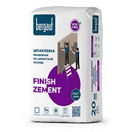 Шпаклевка цементная Bergauf FINISH ZEMENT, 20кг