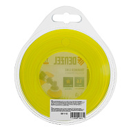 96110 Леска для триммера Denzel, звезда 1.6 мм х 15 м, блистер Flex cord