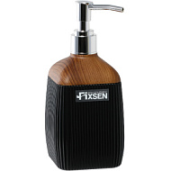 Дозатор для жидкого мыла Fixsen Black Wood, черный