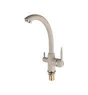 A4399-20 Смеситель для кухни Fashun, песочный, с подключением к фильтру