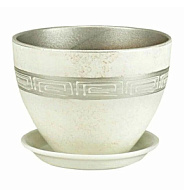 Горшок керам Венеция МЕАНДР Роспись 3,7л.