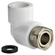 Угольник с накидной гайкой ПП, D20-3/4"