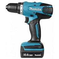 Дрель аккумуляторная Makita DF 347 DWE 14.4В,2х1.5АчLi-ion,БЗП-10мм,0-400\0-1400об\м,30\15Нм,1.4кг