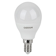 Лампа светодиодная LED Value LVCLP60 7SW/865 7Вт шар матовая E14 230В 10х1 RU OSRAM 4058075579682