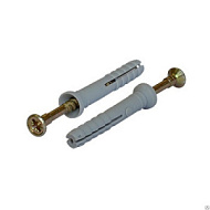 Дюбель-гвоздь 8х60мм потайн. манжета (полипропилен) 10шт/пакет